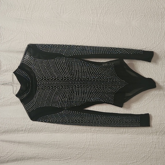 Super bling bodysuit! Size small jewels Swiftie sheer sexy bodysuit! - Picture 1 of 9